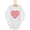 Dětské body s potiskem New Baby Důkaz pravé lásky "se jménem dítěte"