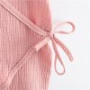 Kojenecký mušelínový overal New Baby pink (Barva Růžová, Velikost 56)