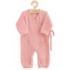 Kojenecký mušelínový overal New Baby pink (Barva Růžová, Velikost 56)