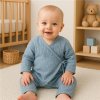 Kojenecký mušelínový overal New Baby pink (Barva Růžová, Velikost 56)