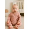 Kojenecký mušelínový overal New Baby pink (Barva Růžová, Velikost 56)
