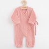 Kojenecký mušelínový overal New Baby pink (Barva Růžová, Velikost 56)