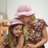 ESITO Dívčí klobouk mušelín Powder pink - pudrová / L (Barva pudrová)