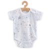 Kojenecké body s krátkým rukávem New Baby For Babies ocean (Barva Modrá, Velikost 56)