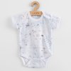 Kojenecké body s krátkým rukávem New Baby For Babies ocean (Barva Modrá, Velikost 56)