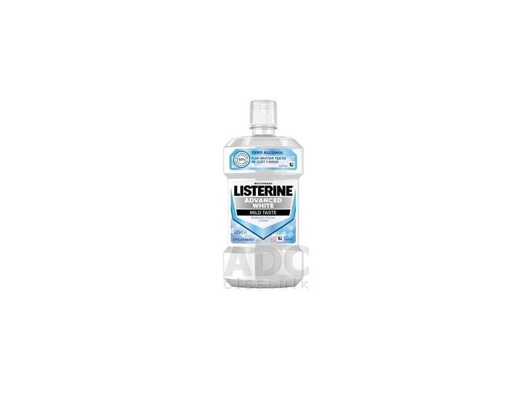 LISTERINE ADVANCED WHITE MILD TASTE ústna voda 1x500 ml
