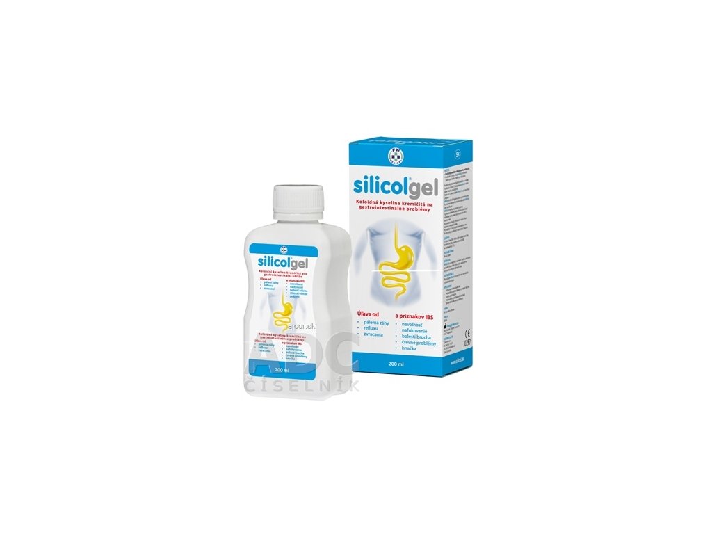 Silicolgel koloidná kys. kremičitá na gastrointestinálne problémy 1x200 ml