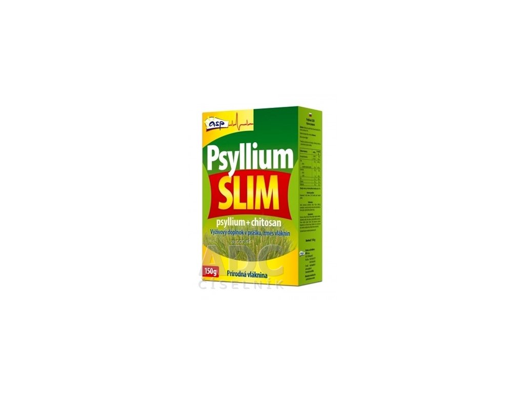 asp Psyllium SLIM prášok, zmes vláknin 1x150 g
