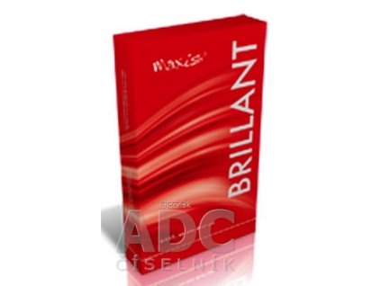 MAXIS BRILLANT STEHENNÉ PANČUCHY NEKĹZAVÉ veľkosť 6, (II.KT), normálne, bez špice, s lemom, bronz, 1x1 pár
