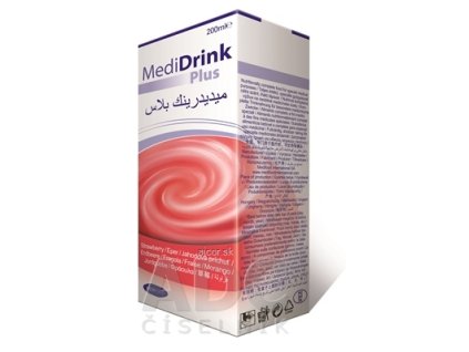 MediDrink Plus (verzia 2016) jahodová príchuť 30x200 ml