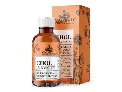 J.V. KVAPKY - CHOL na trávenie a činnosť žlčníka 1x50 ml
