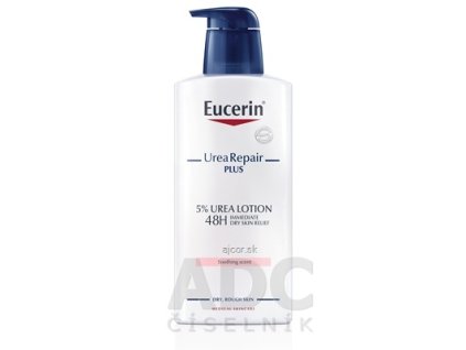 Eucerin UreaRepair PLUS Telové mlieko 5% urea parfumované, 48 h účinok 1x400 ml