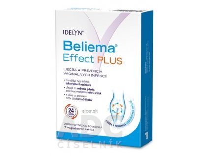 Idelyn Beliema Effect PLUS tablety vaginálne 1x7 ks