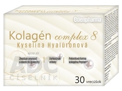 EDENPharma Kolagén complex 8 Kyselina Hyalurónová vrecúška 1x30 ks