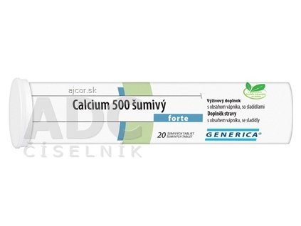 GENERICA Calcium 500 forte tbl eff 1x20 ks
