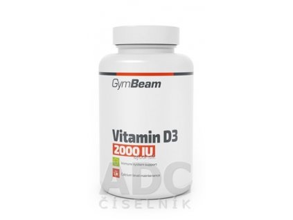 GymBeam Vitamin D3 2000 IU cps 1x120 ks