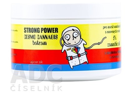 STRONG POWER COSMO CANNABIS balzam s mentolom, gáfrom a zázvorom 1x250 ml