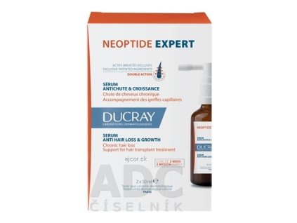 DUCRAY NEOPTIDE EXPERT SÉRUM proti vypadávaniu a na rast vlasov 2x50 ml