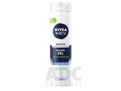 NIVEA MEN Gél na holenie SENSITIVE pre citlivú pleť 1x200 ml
