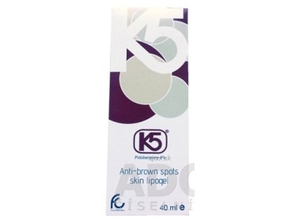 K5 Lipogel na depigmentáciu hnedých škvŕn 1x40 ml