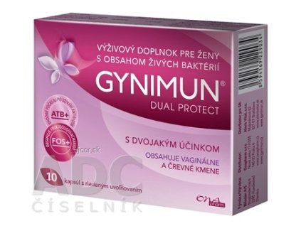 GYNIMUN DUAL PROTECT cps s riadeným uvoľňovaním 1x10 ks