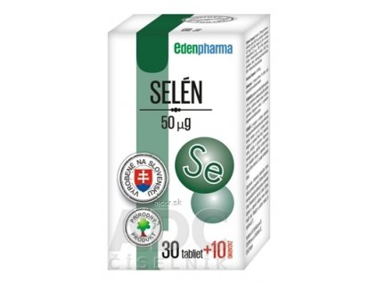 EDENPharma SELÉN 50 μg tbl 30+10 zadarmo (40 ks)