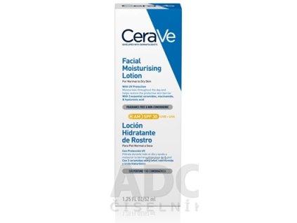 CeraVe HYDRATAČNÝ PLEŤOVÝ KRÉM SPF 30 na normálnu až suchú pleť 1x52 ml