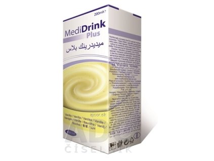 MediDrink Plus (verzia 2016) vanilková príchuť 30x200 ml