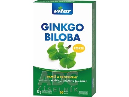 VITAR GINKGO BILOBA FORTE cps 1x60 ks