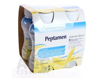 PEPTAMEN VANILLA sol (dietetická potravina) 4x200 ml (800 ml)