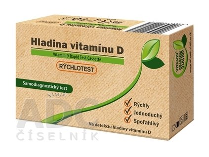 VITAMIN STATION Rýchlotest Hladina vitamínu D samodiagnostický test z krvi, 1x1 set