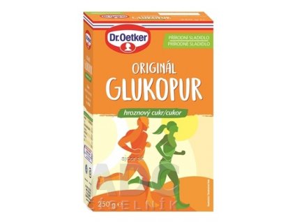 GLUKOPUR ORIGINÁL (hroznový cukor) - Dr.Oetker prášok, prírodné sladidlo 1x250 g