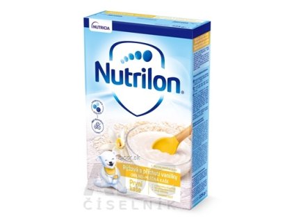Nutrilon obilno-mliečna Prvá kaša ryžová s príchuťou vanilky, bez palmového oleja (inov.2021) 1x225 g