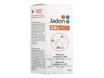 Jadon GEL HOT hrejivý gél s kostihojom a CBD 1x50 g