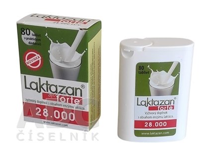 LAKTAZAN forte tbl 28.000 FCC 1x80 ks