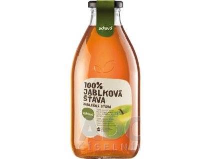 zdravo 100% JABLKOVÁ ŠŤAVA 1x0,75 l