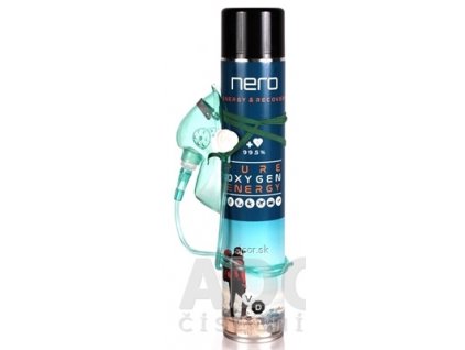 Nero PURE OXYGEN ENERGY inhalačný kyslík (objem kyslíka 14 l) 1x750 ml