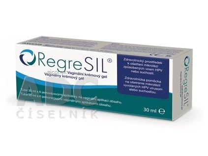 RegreSIL vaginálny krémový gél 30 ml + 6 aplikátorov, 1x1 set