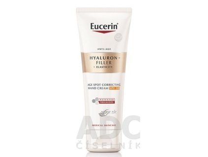 Eucerin HYALURON-FILLER+ELASTICITY Krém na ruky s depigmentačným účinkom, SPF 30, 1x75 ml