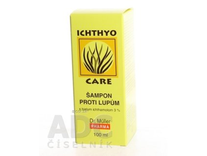 Dr. Müller IchthyoCare ŠAMPÓN 3% ICHT. proti lupinám, s bielym ichtamolom, 1x100 ml
