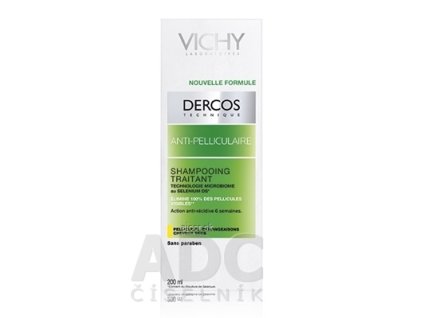 VICHY DERCOS ANTI-PELLICULAIRE Šampón proti suchým lupinám, suché vlasy (M0362900) 1x200 ml