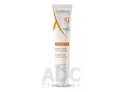 A-DERMA PROTECT FLUIDE SPF50+ transparentný fluid, 1x40 ml