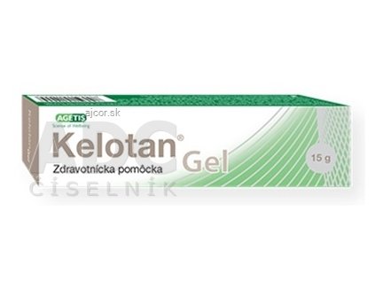 Kelotan Gel silikónový gél na jazvy 1x15 g