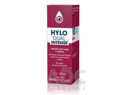 HYLO DUAL INTENSE zvlhčujúce očné kvapky 1x10 ml