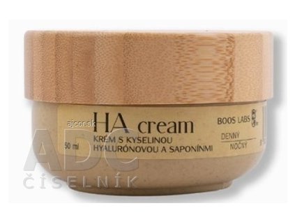 HA cream - Boos Labs krém s kyselinou hyalurónovou a saponínmi (inov.2023) 1x50 ml