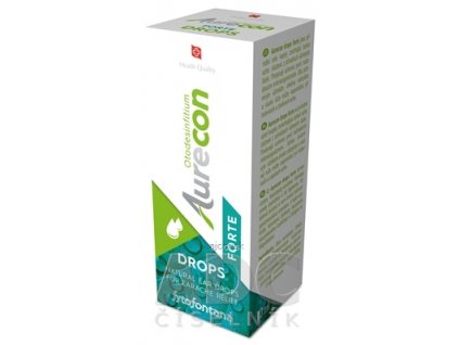 Fytofontana Aurecon DROPS FORTE ušné kvapky s obsahom rastlinných extraktov 1x10 ml