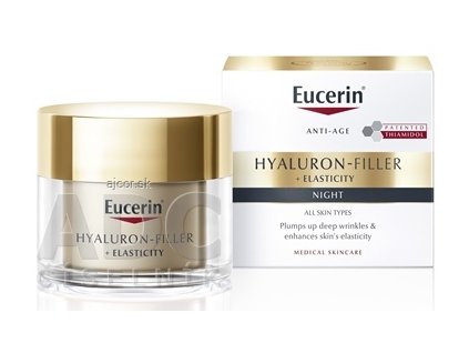 Eucerin HYALURON-FILLER+ELASTICITY nočný krém anti-age, 1x50 ml