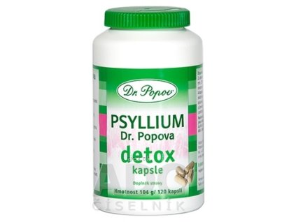 DR. POPOV PSYLLIUM DETOX cps 1x120 ks