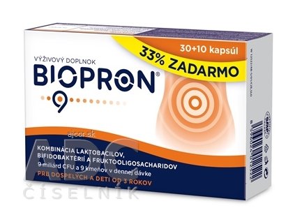 BIOPRON 9 cps 30+10 (33% zdarma) (40ks)