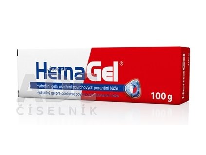 HemaGel gél na ošetrenie povrchových poranení 1x100 g